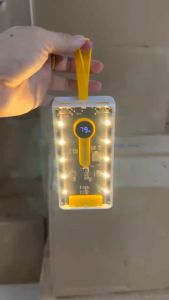 Sạc Dự Phòng 20000mAh - 66W Siêu nhanh sạc với thiết kế trong suốt có tích hợp đèn Led