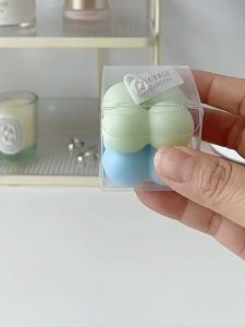 Mini Macaron Morandi Double Dual Color Rubik’s Cube Bubble Scented Candle Aromatic Party Gift Christmas