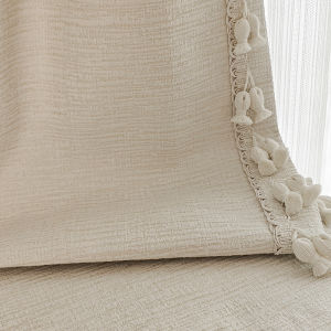Elegant French Light-Blocking Jacquard Curtains