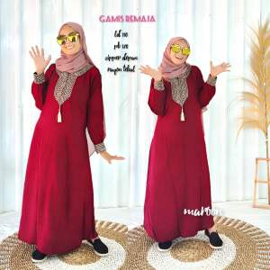 New Produk 🔥 Princess Gamis Renda Remaja Rayon Tebal