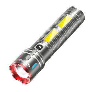 SMILING SHARK | Super Bright Long-Range Patrol Flashlight Durable and Long-Lasting