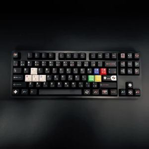 Retro SFC White Keycaps Cherry Profile PBT SUB-DYE Custom Keycap For MX Switch DIY ISO Keys Mechanical Keyboard Caps