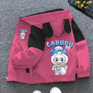 Jaket Anak Hoodlee Gambar The Labubu