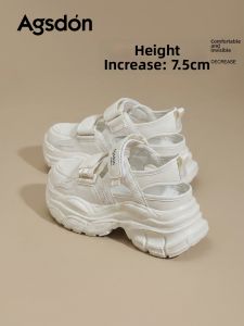 Agsdon | New Breathable Summer Lace-Up Thick-Heel Sandals