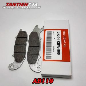 Má phanh bố thắng đĩa trước AB110 lắp cho air blade đời 2010 trở về trước loại heo dầu 2 piston.