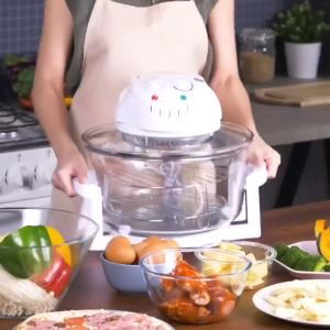 Panson หม้ออบลมร้อน เครื่องอบ เตาอบลมร้อน หม้ออบ เตาอบไฟฟ้า เครื่องอบลมร้อนอเนกประสงค์ ม้ออบอเนกประสงค์17L Lightwave Machine