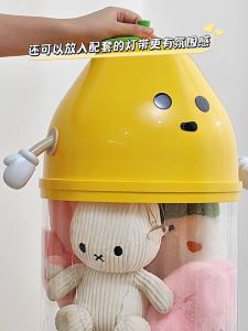 กล่องเก็บของ2/3/4 ชั้น กล่องโชว์ กล่องโมเดลใส ถังเก็บของเล่นตุ๊กตา วัสดุ PET ไม่สะสมฝุ่น ฝาน่ารัก สามมิติ