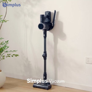 【New Launch】SimplusPink Wireless Handheld Vacuum丨30kPa Strong Suction丨60min Runtime丨Green-Light Dust Detection Tech XCQH020