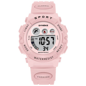 SYNOKE | Digital Watch for Kids Waterproof LED Lights Luminous Watches Children Wristwatch Boys Students Electronic Wrist Watch