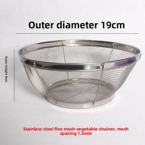 Stainless Steel Kitchen Sink Strainer Vegetable Washing Basket Drain Basin Net Basket Home Rice Washing Basket Fruit Basket