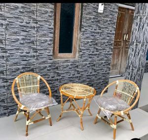 READY STOK Kursi Teras Gentong 1 set Rottan Sintetis Kursi Santai Murah
