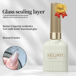15ml Glass Sealing Layer Top Coat Gel Polish Semi Permanent Soak Off UV/LED Manicure Varnish For Daily DIY Nail Salon Nail Gel