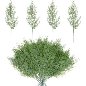20/40Pcs Artificial Plants Plastic Pine Needle Green Tree Holidays Party Christmas Tree Decor Home Arrangement Accessory DIY Box
