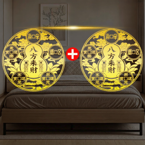 YOUYANTANG | Five Emperor Coins Gourd Amulet Feng Shui Luck Enhancer