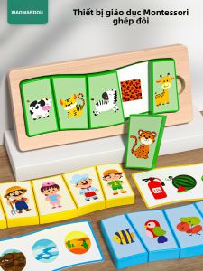 XIAOWANDOU | Đồ Chơi Ghép Hình Gỗ Giáo Dục cho Trẻ 2-6 Tuổi Phát Triển Não Bộ Montessori