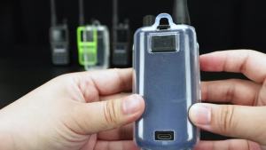 ABBREE | Baofeng UV-5R Mini Clear TPU Vỏ Bảo Vệ Mềm Mại Chống Sốc Túi Đựng Đài Phát Thanh Hai Chiều Cho Cắm Trại Đi Bộ Đường Dài Săn Bắn Các Hoạt Động Ngoài Trời