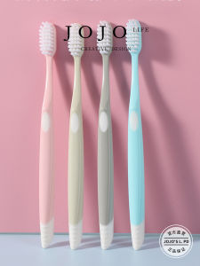 Soft Bristle Toothbrush Couple Suitable Family Pack Dental Care Oral Hygiene Toothbrush/Flossing Tool Universal PP+TPR Handle