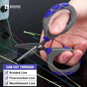Booms Fishing | Booms Fishing XW01 Fly Fishing Braid Line Scissors with Retractable Badge Holder Carabiner Fishing Tackle Tools Accessorie Set