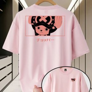 Bandai | Tony Tony Chopper" Trendy Short-Sleeve Shirt for Anime Fans ACG Enthusiasts and Casual Attire