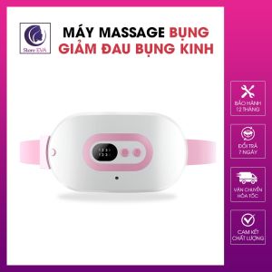 Đai massage bụng kinh nguyệt Đai Sưởi Ấm Kinh Nguyệt Đệm Nén Nóng Tử Cung Máy Mát Xa Rung Làm Ấm Bụng Eo Bụng Giảm Đau Sạc USB