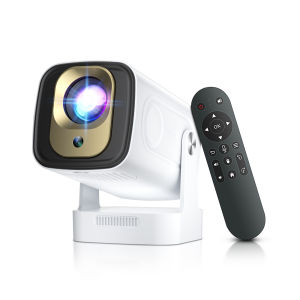 ZDSSY HY260Pro Smart Projector หุ่นยนต์ 11 รองรับ 4K 1080P โปรเจคเตอร์ขนาดเล็กแบบพกพาพร้อม Wifi และบลูทู ธ Built-in Apps การควบคุมเสียง โยนสั้นพิเศษพร้อมลำโพง โปรเจคเตอร์หนังกลางแจ้ง