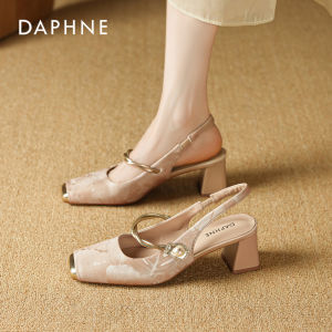 Daphne | Mint Green Coarse Heel Chinese Style Sandals