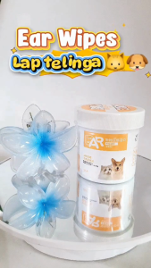 EAR WIPES LAP TELINGA ANJING KUCING PET EAR WIPES