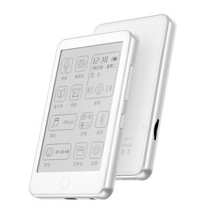 Famue | Máy Nghe Nhạc MP3 Có Màn Hình E-Ink Với Bluetooth 5.0 Máy Đọc Sách Điện Tử Bảo Vệ Mắt Không Có Ánh Sáng Xanh Thời Lượng Pin 72 Giờ Kèm Loa Radio FM