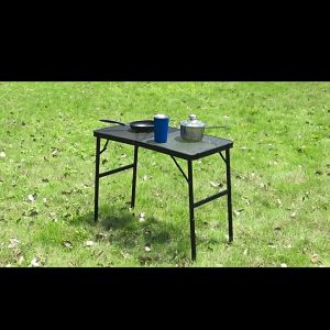 ปรับความสูงได้ Mountainhiker โต๊ะแคมปิ้ง พับได้ การออกแบบตาข่าย ี น้ำหนัก เบาพกพาสะดว