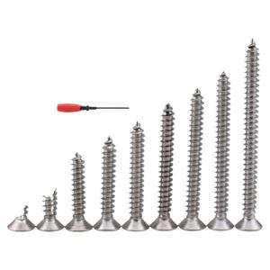 POWER&STRONG | Flat Head Cross Recessed Self-Tapping Screws
