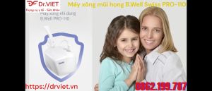 Máy xông mũi họng B.Well Swiss PRO-110