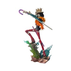 Bandai | ONE PIECE Figures Brook King of Souls Musician Action Figure Two Years Later Meteor Burukku Anime Figurine Pvc Model Statue Toy