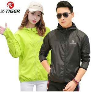 X-TIGER Windproof Jacket Ultra-light Reflective Sunscreen Hiking Camping Assault Jacket Men Women Outdoor Sports Clothing