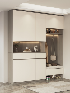 PAMEDI | Practical Home Entrance Storage Cabinet With Seat