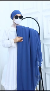 Kerudung/Jilbab/Hijab Instan Non Pet Kode JIHAN-5XL Bahan Ceruty Babydoll By Ory AjeZas Collection