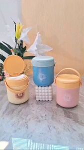 YESALL Cangkir Sup Bekal Portable Soup Cup 400ml - Anti Tumpah Food Grade BPA Free Sendok Tempat Sup Tahan Panas