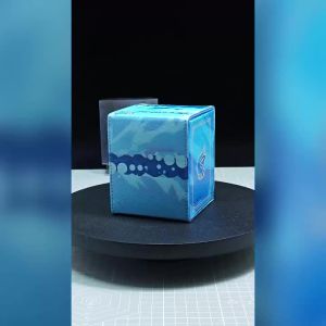 120+ Lugia Inspired Design Deck BoxDisplay Window for Valuables Magnetic ClosurePU Leather Case for PTCG YGO TCGMTG Cards