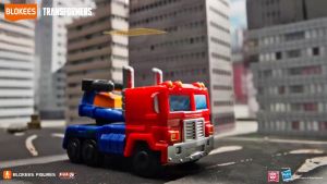 BLOKEES Figures Transformers Mini Action Figures Toys Mainan Block- Defender Version