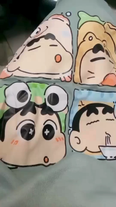 Baju Atasan Lengan Panjang Kaos SWEATER wanita SHINCHAN