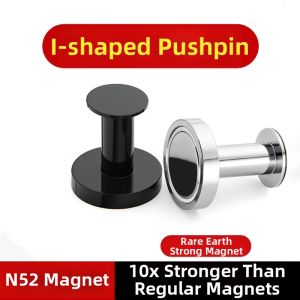 ZUOLEJIA | Creative Strong Magnetic Whiteboard Pin Black Silver