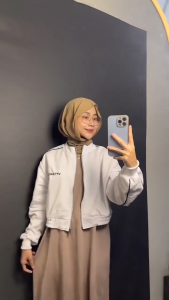 Jaket crope wanita - VPTIANCH LIST BORDIR JAKET WANITA TERBARU