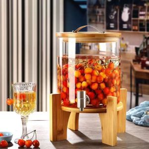 Large Cold Water Dispenser Glass Jug