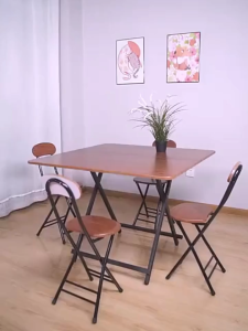 Folding Chair Foldable Backrest Chair Dining Modern Design Stool Study portable high chair home chair