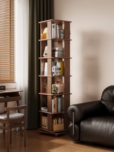 DONGMU | Rotatable Corner Standing Bookshelf