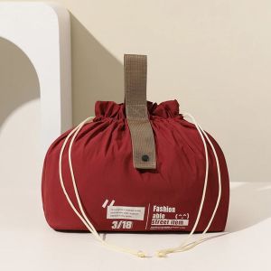 Camping Lunch Bag Large Capacity Drawstring Storage Bag Business Trip Travel Toiletry Bag Cosmetic Bag Gift for Mother