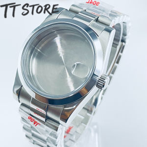 36mm/40mm Silver Watch Case For NH34 NH35 NH36 NH38 NH39 NH70 NH72 ETA2824 PT5000 VH31 VH61 VH64 Top Waterproof Sapphire Crysta