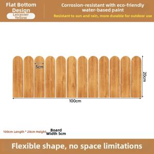 XiMei WoodWork | Low Garden Wood Fence Panels