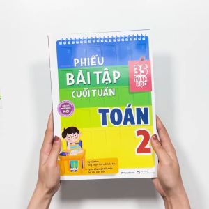 Sách Phiếu bài tập cuối tuần Toán 2 - Megabook