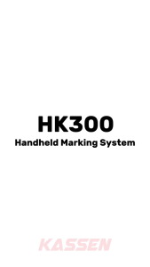 Kassen HK300 Mesin Printer Handheld Inkjet Pencetak Expired Date Logo Barcode