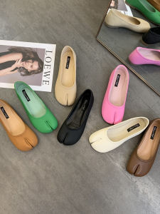 Giày Đơn Đế Phẳng Cổ Điển Thoải Mái Giày Đơn Đế Phẳng Đế Bằng Đế Cao Su Màu Trơn Mũi Tròn Cho Nữ Mùa Xuân